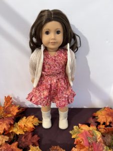 Doll Dress Fall Monet 18 inch like American Girl